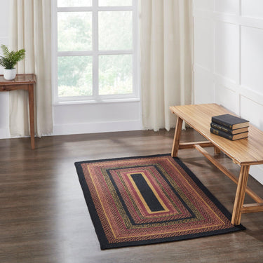 Heritage Farms Jute Braided Rug Rect. with Rug Pad 3'x5' VHC Brands - The Fox Decor